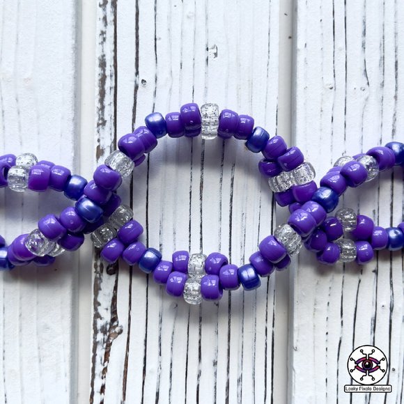 Espeon Perler Necklace - Picture 2 of 5